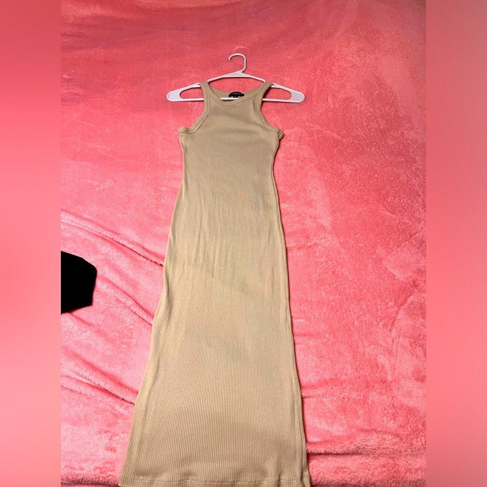 Pastel green midi dress XS